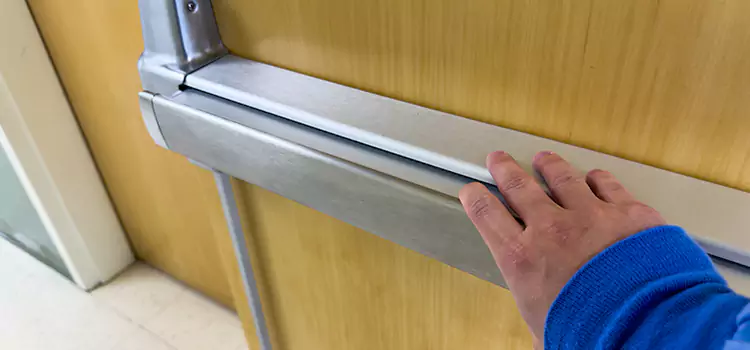 Installing a Push Bar on a Door Brantford
